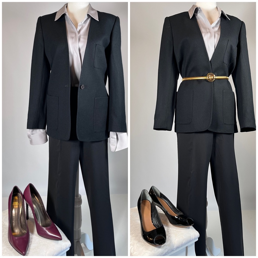EVAN - PICONE petites LORD & TAYLOR worsted wool jacket blazer